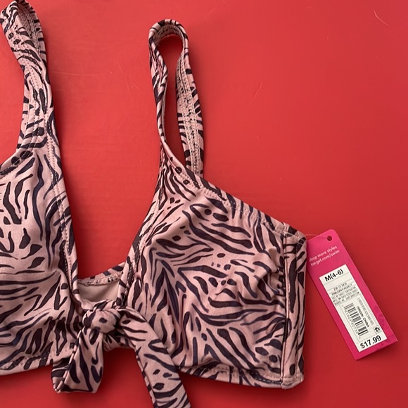 Womens or juniors size medium 4-6 xhilaration bathing suit top - Picture 4 of 7